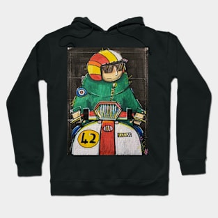 Retro Scooter, Classic Scooter, Scooterist, Scootering, Scooter Rider, Mod Art Hoodie